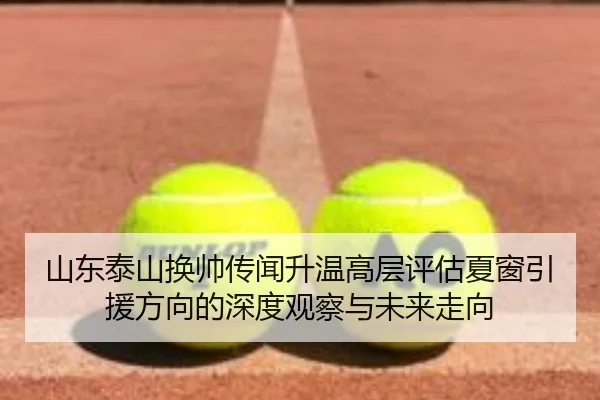 山东泰山换帅传闻升温高层评估夏窗引援方向的深度观察与未来走向